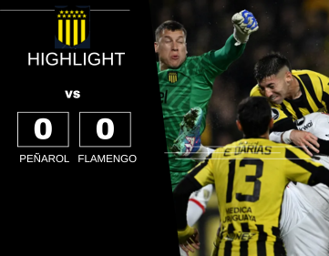 Compacto mejores jugadas Peñarol  vs Flamengo  Copa Libertadores 2024
